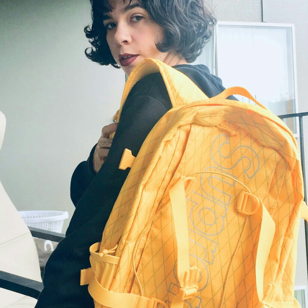 Supreme Backpack FW18 Yellow